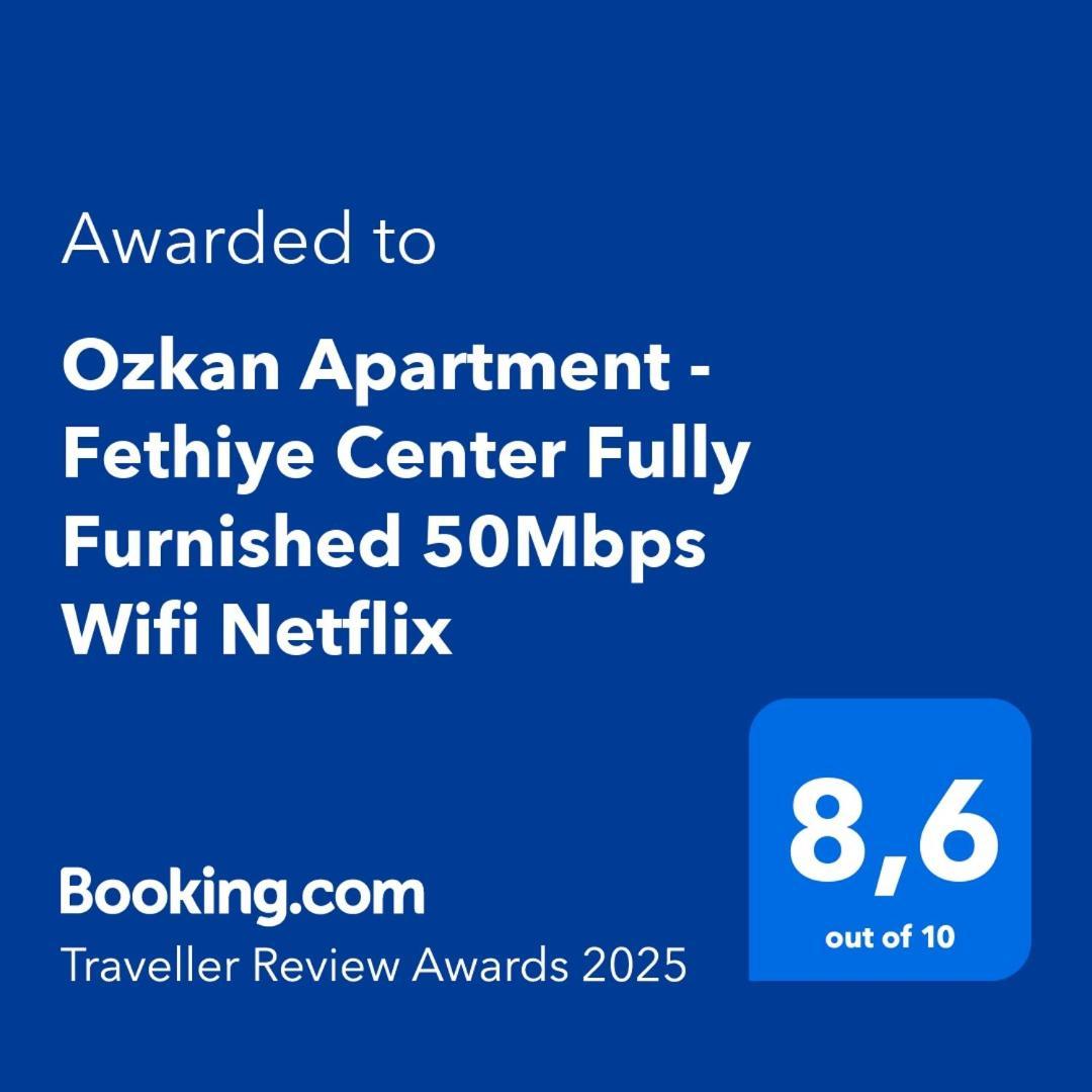 Ozkan Apartment - Fethiye Center Fully Furnished 50Mbps Wifi Netflix Zewnętrze zdjęcie